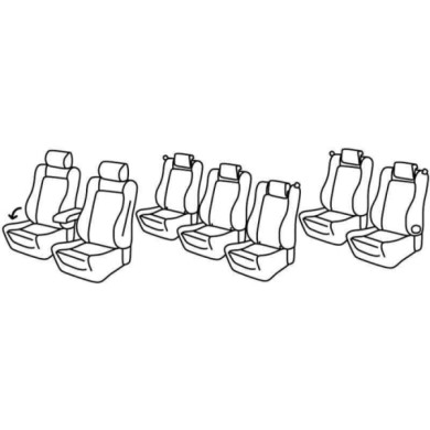 QG37134.JPG Set Coprisedili Superior Nero/rosso Volkswagen Sharan Serie 37000 Coprisedili Su Misura Qg37134e