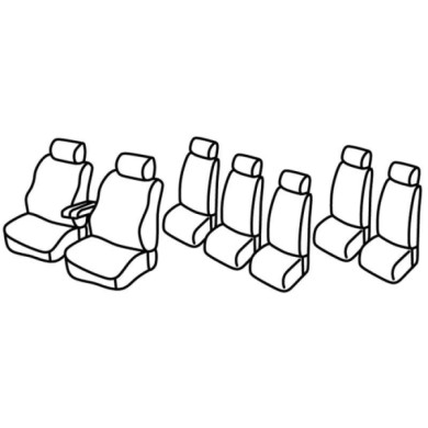 QG37202.JPG Set Coprisedili Superior Nero/grigio Alhambra-sharan Serie 37000 Coprisedili Su Misura