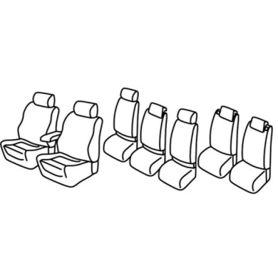 QG37206.JPG Set Coprisedili Superior Nocciola Volkswagen Touran Serie 37000 Coprisedili Su Misura Qg37206a
