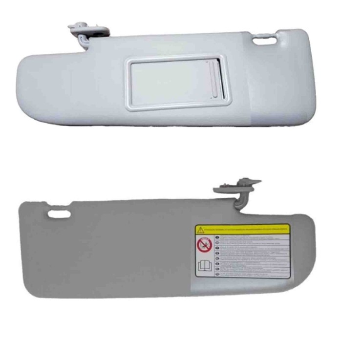 1709100.jpg Famac Kit 2 Pezzi Aletta Pantina Parasole Destra E Sinistra Fiat Panda Dal 2012 In Poi. Con Specchio A Scomparsa E T