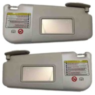 KIT-GR.jpg Famac Kit 2 Pezzi Pantine Alette Parasole Destra E Sinistra Per Fiat Grande Punto 2005-2012 Con 2 Ganci Supporto