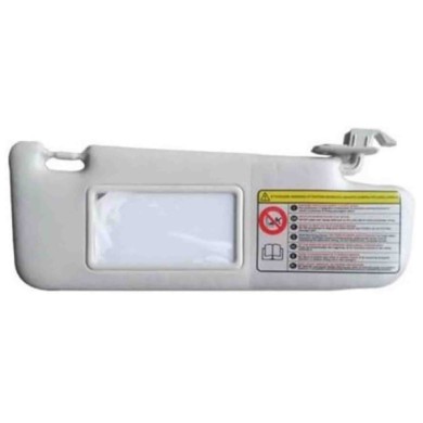 1707500+GANCIO.jpg Famac 1707500 Pantina Aletta Parasole Destra Con Gancio Supporto Fiat 500 Dal 2007 Al 2017. Con Specchio E Ta
