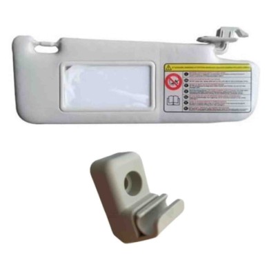 1707500.jpg Famac 1707500 Pantina Aletta Parasole Destra Con Gancio Supporto Fiat 500 Dal 2007 Al 2017. Con Specchio E Tasca Int