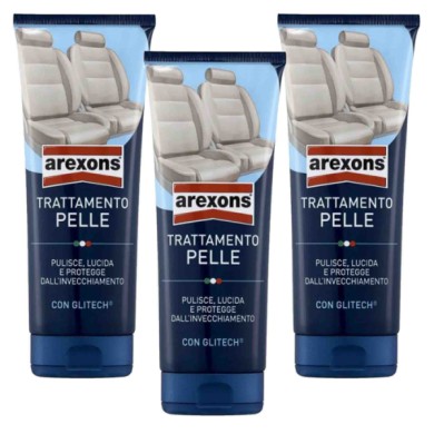8313.jpg Arexons Trattamento Pelle 8313 3 Pezzi X 200ml Per Sedili E Rivestimenti Interni