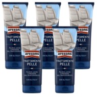 Arexons 8313 Kit 5 Pezzi (200 Ml) Trattamento E Pulizia Pelle Interni Auto.