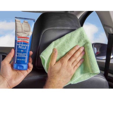 8313_2.jpg Arexons 8313 Kit 5 Pezzi (200 Ml) Trattamento E Pulizia Pelle Interni Auto.