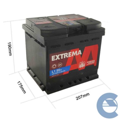 149465-large_default.jpg Aaa Extrema L1 55+ 12v 55ah 510a En 7905768 Batteria Avviamento Auto