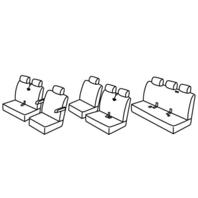 QH37248.JPG Set Coprisedili Superior Nocciola Volkswagen Multivan T5 Serie 37000 Coprisedili Su Misura