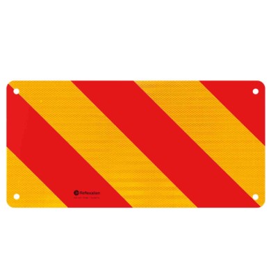 RA4051MA-S-01.JPG Pannelli Retroriflettenti Per Veicoli Agricoli Set 2 Pz Contrassegni Targhe E Contrassegni