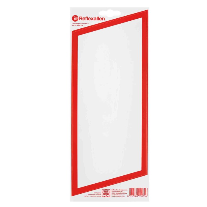 RA7105-D-02.JPG Contrassegno Adesivo 1 Pz Trasporto Merci Conto Terzi Contrassegni Targhe E Contrassegni