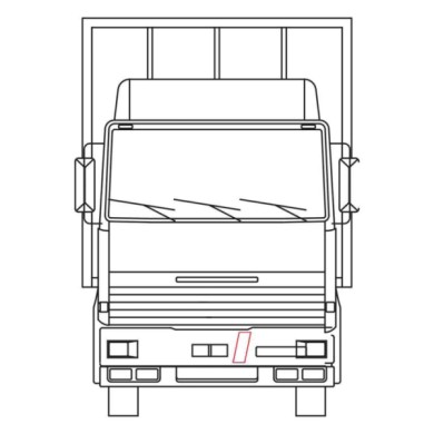 RA7105-C-01.JPG Contrassegno Adesivo 1 Pz Trasporto Merci Conto Terzi Contrassegni Targhe E Contrassegni