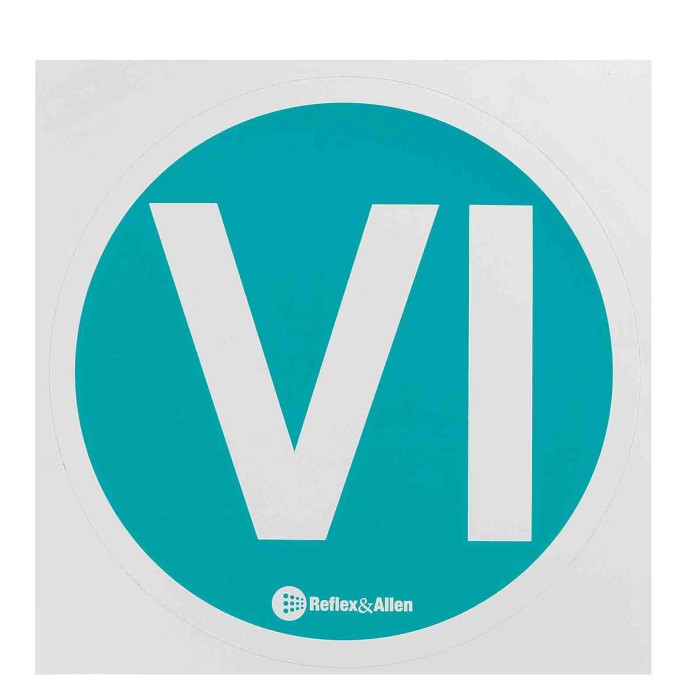 RA7106-S-02.JPG Contrassegno Adesivo Set 12 Pz Vi Euro 6 Contrassegni Targhe E Contrassegni