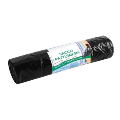 SA011-S-01.JPG Rotolo 10 Sacchi Neri Per Pattumiera 110 L 72x110 Cm Sacchi Per Rifiuti Autoconsumo