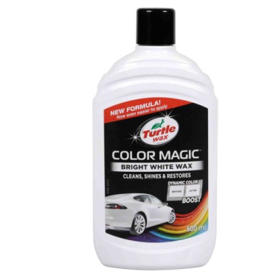 TW38538-S-01.JPG Color Magic Cera Protettiva Arricchita Con Colore 500 Ml Bianco Turtle Wax