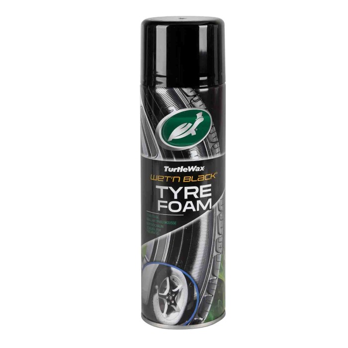 TW38552-S-01.JPG Wet 'n' Black Schiuma Lucida Pneumatici 500 Ml Turtle Wax