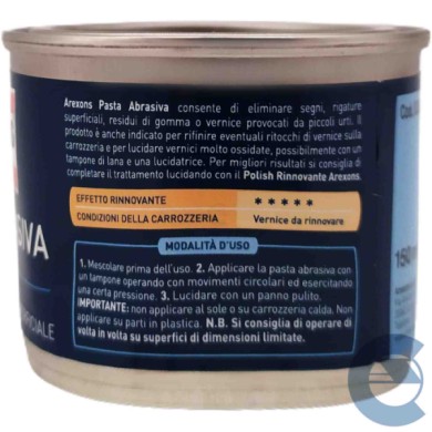 AREXONS Mirage Pasta ABRASIVA ELIMINA SEGNI RIGATURE Graffi CARROZZERIA Auto E Moto
