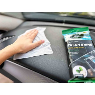 TW38573-S-01.JPG Fresh Shine Salviette Per Cruscotto Finitura Lucida 24 Pz Panni Umidificati Lavaggio