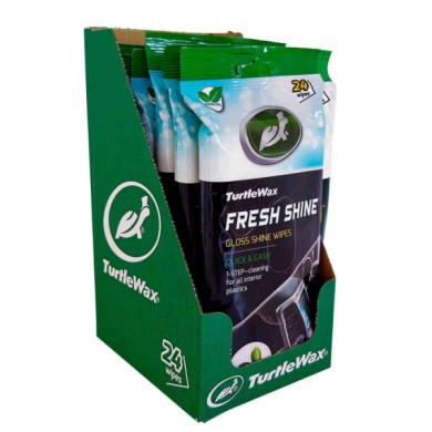 TW38573-C-01.JPG Fresh Shine Salviette Per Cruscotto Finitura Lucida 24 Pz Panni Umidificati Lavaggio