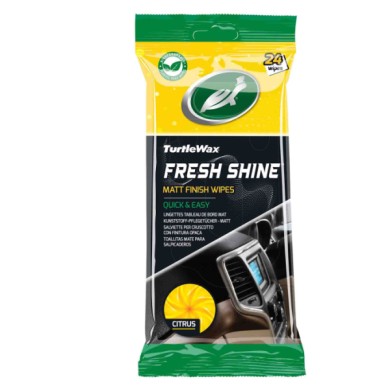 TW38574-A-01.JPG Fresh Shine Salviette Per Cruscotto Finitura Opaca 24 Pz Panni Umidificati Lavaggio