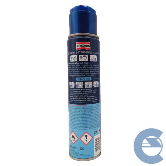 148538-large_default.jpg Arexons Schiuma Detergente Tessuti 8269 400ml Pulizia Rivestimenti In Tessuto