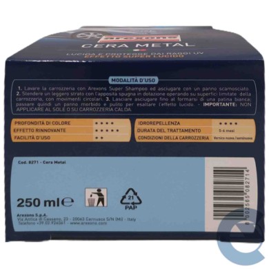 Arexons 0190160 8271 Mirage Cera Metal ML250, Bianco Crema