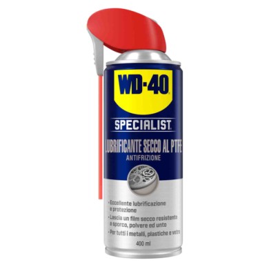 WD39394-A-01.JPG Wd 40 Specialist Lubrificante Secco Al Ptfe 400 Ml Wd 40 Specialist Wd 40