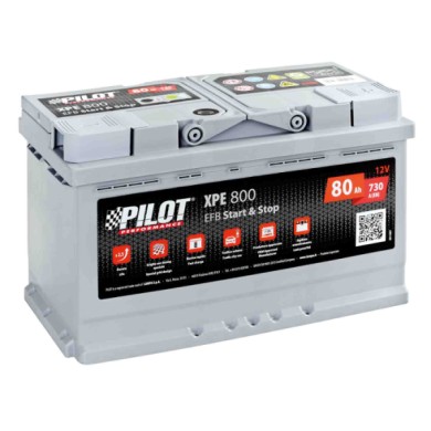 X-BATTERY-PILOT-DX.JPG Batteria 12v Pilot Start Stop Efb 80 Ah 730 A L4 Giulia (952_)-stelvio (949_) Pilot Batterie Per Auto Bat