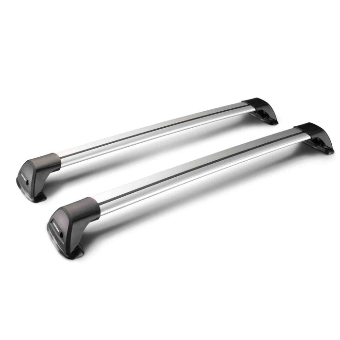 NEUTRO.jpg Flush Mixed Coppia Barre Portatutto Telescopiche In Alluminio 95+100 Cm Stelvio-a3 3p-a3 Sedan-q2 Barre Yakima Flush