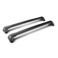 Flush Black Mixed Coppia Barre Portatutto Telescopiche In Alluminio 100+105 Cm A3 Sportback-a4 Allroad Barre Yakima Flush