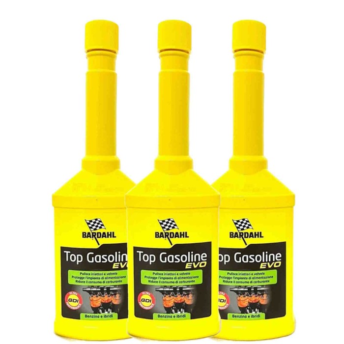 BARDAHL 2.jpg Bardahl Top Gasoline Evo 250ml 118019 Additivo Pulizia Iniettori Benzina/ibridi X 3 Pezzi