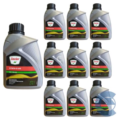 OLIO-SINCLAIR-10W40-SINTH-TRIDIM.-LOGO.jpg Sinclair Fuchs 10w40 Olio Motore Auto 10 Litri Diesel E Benzina E Gas Acea A3/b4