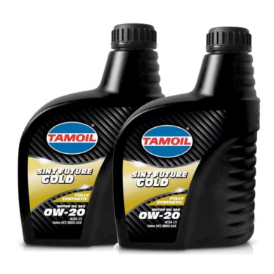 TAM GOLD 1LT.jpg Tamoil Olio Motore 0w20 Sint Future Gold 2 Litri Sae