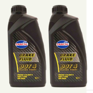 148175.jpg Tamoil Brake Fluid Dot 4 2 Litri Fluido Lubrificante Freni A Disco Ed A Tamburo