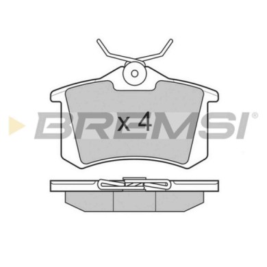 KIT_PASTIGLIE_FRENO.jpg Pastiglie Freno Assale Posteriore Bp3004 Renault Nissan Opel Peugeot Bremsi