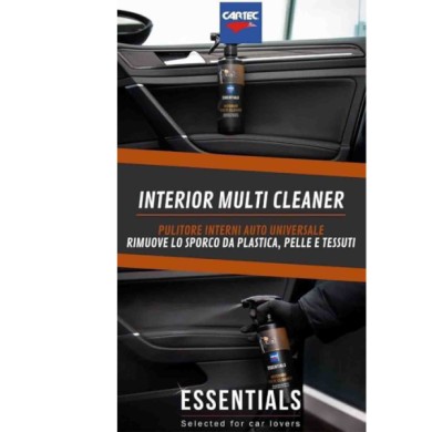 ESL09_05_X5_5_.jpg Pulitore Sedili E Plastiche Interne Auto Sgrassante - Cartec Essentials Interior Multi Cleaner - 5 Pezzi X 50