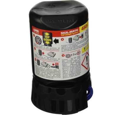 72174_1.jpg Sigil Matic Kit Liquido Sigillante Per Pneumatici 450 Ml Kit Riparazione Pneumatici E Compressori Kit Riparazione Pn
