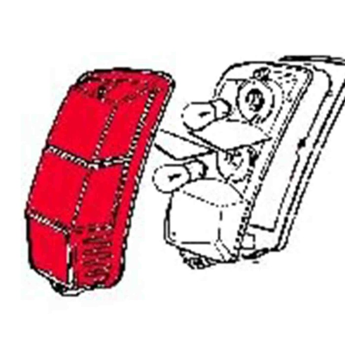 52670+52680_1.jpg Ricam Kit 2 Pezzi Fanale Posteriore Fiat 500 F L R Destro Sinisro Trasparente