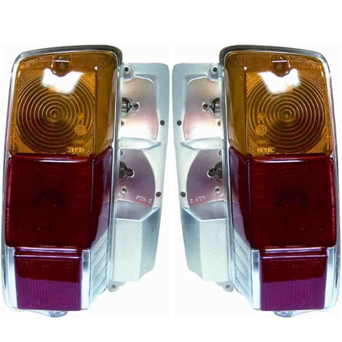 52830+52840_2.jpg Ricam Coppia Kit 2 Pezzi Fanale Posteriore Fiat 500 F L R Destro E Sinistro