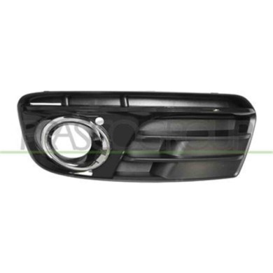 DX_SCRITTA_LOGO.jpg Griglia Destra Paraurti Nera Lucida Per Audi Q5 (8r) Dal 2012 Al 2016