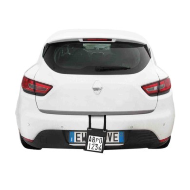 19907-S-01.JPG Porta Targa Prova A Doppia Tasca Portatarga Targhe E Contrassegni