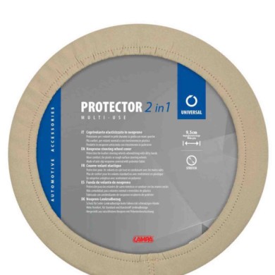 33148-S-02.JPG Protector 2 In 1 Coprivolante Elasticizzato In Poliestere Beige Coprivolanti Elasticizzati In Poliestere