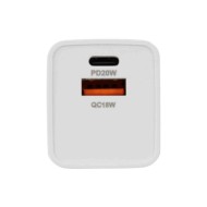 38691-S-01.JPG Linea Essentials Caricabatteria Da Rete Con 2 Porte Usb (a+c) Pd 20w 220/240 Vac Linea Essentials Accessori Telef