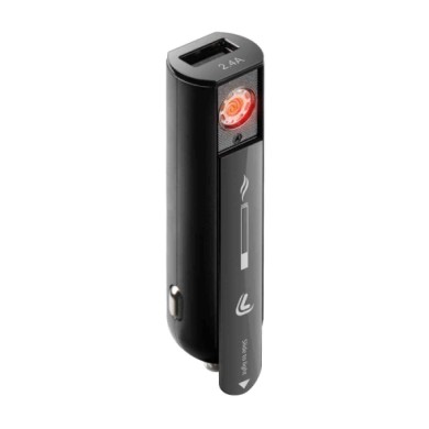 38825-S-01.JPG Plasma Usb Caricabatteria 1 Porta Usb Con Accendino Elettrico Integrato Fast Charge 2100 Ma 12/24v Caricabatteria