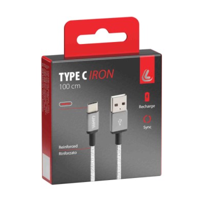 38857-C-01.JPG Iron Cavo Usb   Usb Type C 100 Cm Type C Cavi