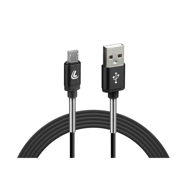38931-A-02.JPG Cavo Usb   Micro Usb 100 Cm Nero Micro Usb Cavi
