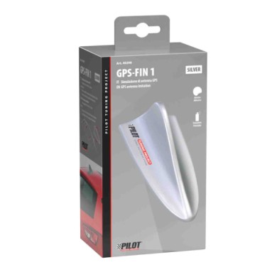 40298-S-01.JPG Gps Fin Spoiler Simulazione Di Antenna Satellitare Argento Simulazioni Antenna Antenne
