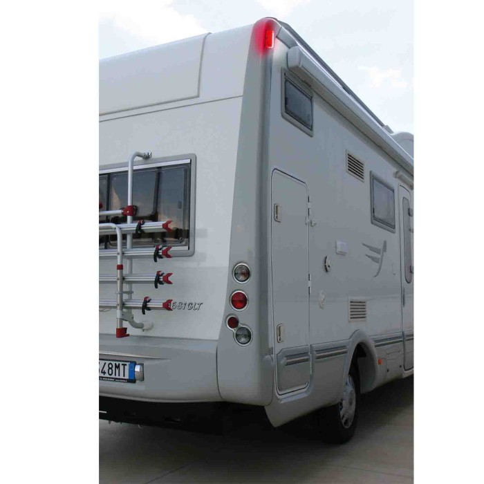 41514-S-01.JPG Luce Ingombro 12/24v Bianco/rosso Montaggio In Superficie Luci Perimetrali