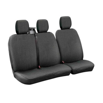 54792-S-03.JPG Dots 2 Set Fodere Per Furgone Con Avvolgicintura Nero/grigio Set Fodere Per Furgone Con Avvolgicintura Coprisedil