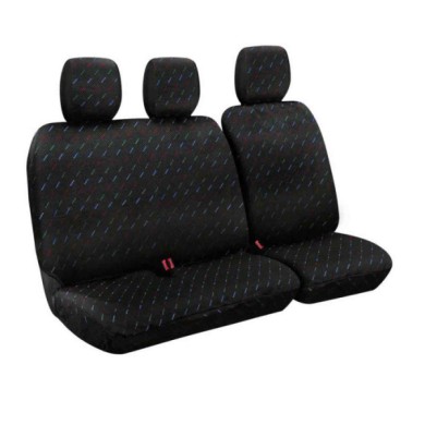 54795-S-02.JPG Dido 1 Set Fodere Per Furgone Senza Avvolgicintura Nero Set Fodere Per Furgone Senza Avvolgicintura Coprisedili P