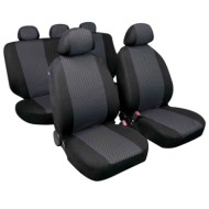 Diago Set Fodere Coordinate In Jacquard Antracite Coprisedili Set Completo Coprisedili